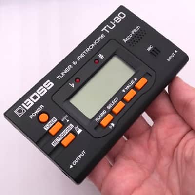 Boss TU-80 Guitar & Bass Tuner & Metronome 2003 - 2016 - Black image 2