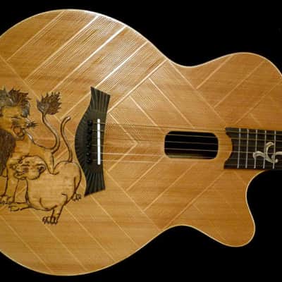 Blueberry Handmade Grand Concert Guitar Songwriter Motif Built to Order image 9
