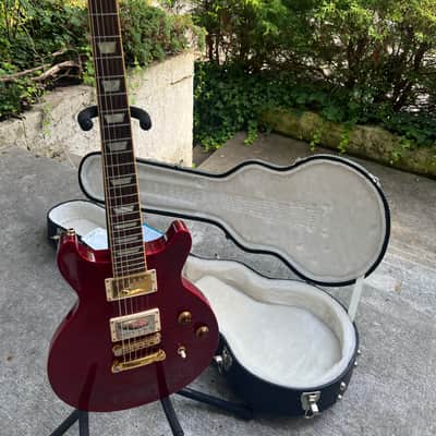 Gibson Les Paul Standard Double Cut Plus (24-fret) 2006 - Trans Red image 24