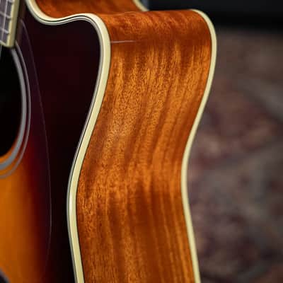 Yamaha FGC-TA Transacoustic Cutaway Acoustic/Electric Guitar - Brown Sunburst image 11