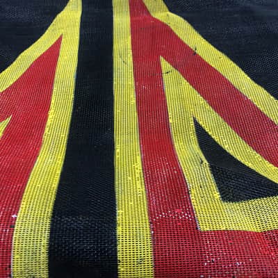 Def Leppard 2008 Stage Used Logo Backdrop. Joe Elliot COA image 5