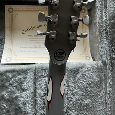 2012 ESP Truckster Aged Primer Grey James Hetfield Signature w/ COA image 13