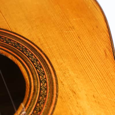 Jose Ramirez I 1921 - Torres style classical guitar - close to Segovia's first Manuel Ramirez guitar - impressive piece of guitar history - check video! image 13