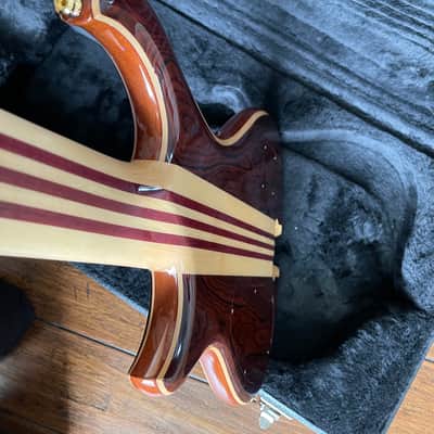 Alembic Signature Deluxe Mark 5 String Bass Guitar Cocobolo image 3