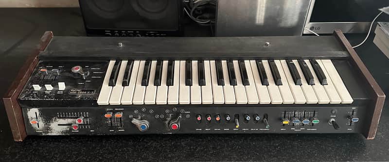 Rare Univox Mini-korg K-2 synth keyboard Minikorg w/ Original Case The Cars Goldfrapp image 1