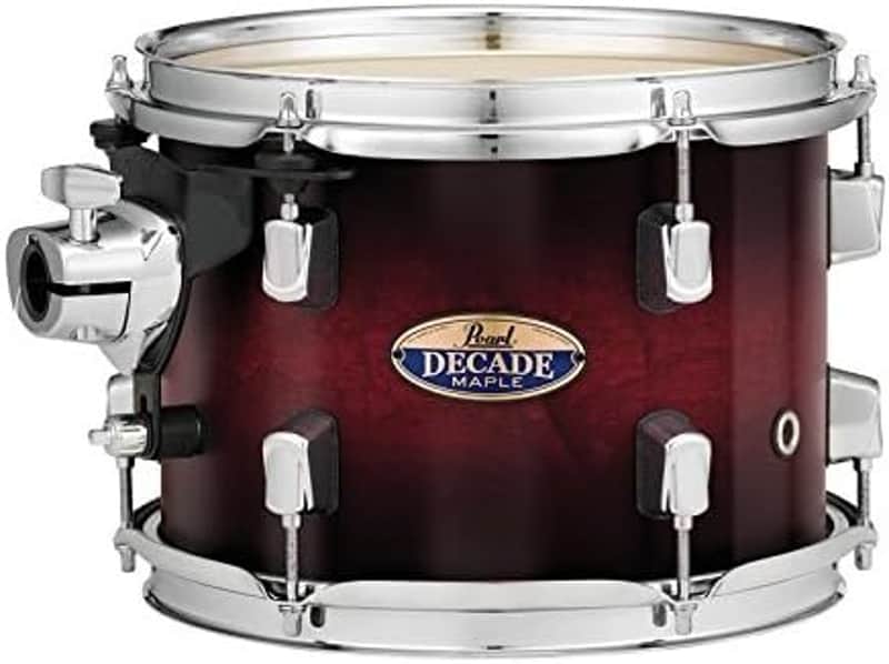 Pearl Decade Maple 12"x8" tom #261 Gloss Deep Red Burst (DMP1208T/C261) image 1
