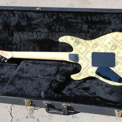 1988 ESP USA Custom Shop Mirage Deluxe Finished With Real $5 Dollar Bills Guitar Super Rare - OHSC image 14