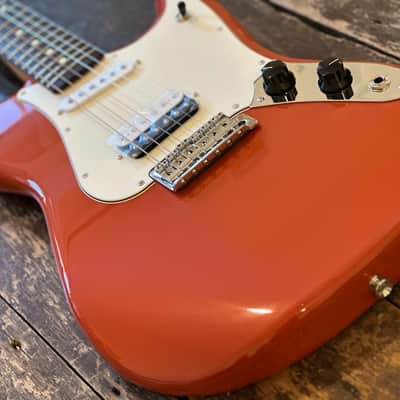 Fender Japan Limited Edition MIJ Cyclone Fiesta Red w/ Docs MIJ image 4