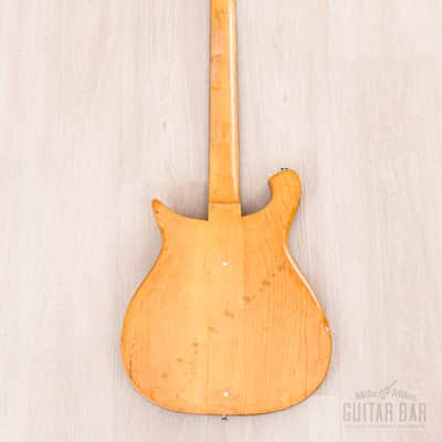 1961 Rickenbacker 450 Combo Vintage Electric Guitar Mapleglo w/ Toaster Top Pickups, Case image 3