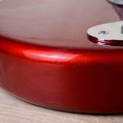 Fender Classic '70s Mustang MIJ 2016 Candy Apple Red Japan w/ Matching Headstock w/ Bag image 5