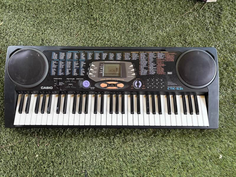 Casio CTK-531 Late-1990s - Black Song Bank Keyboard image 1