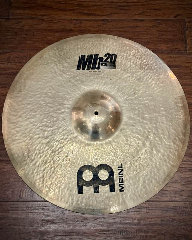 Meinl 24" MB20 (Chris Adler) Pure Metal Ride Cymbal image 1