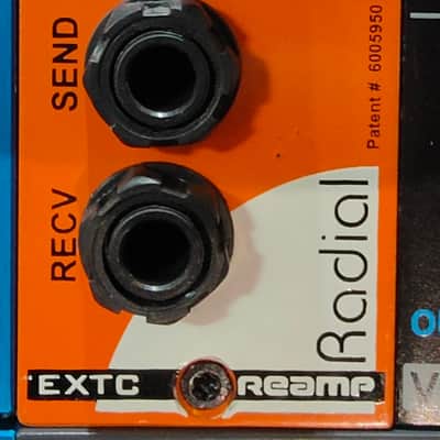 Radial EXTC 500 Series Reamp / Guitar Effects Interface Module 2010s - Orange image 2