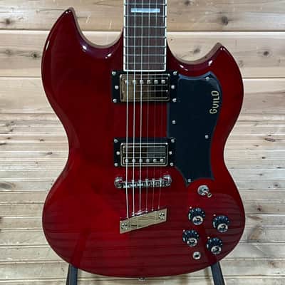 Guild Polara Deluxe Electric Guitar - Cherry Red image 1