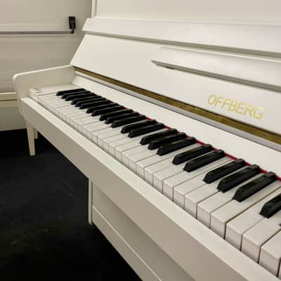 OFFBERG PIANOFORTE VERTICALE BIANCO SATINATO image 2