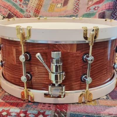 SSS Solid Shell Shop Custom Snare Drum Unikat 2025 - Brown image 3