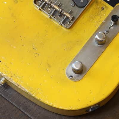 Kelton Swade 1952 Blackguard Tele Style Electric  Guitar Butterscotch Blonde Heavy Relic + Hard Case image 5