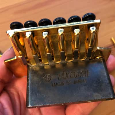 1993 MIJ NOS Fernandes FRT-5 Pro TRS By Takeuchi, Gold, Complete image 5