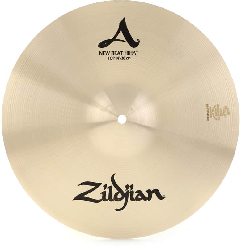 Zildjian 14 inch A Zildjian New Beat Hi-hat Top Cymbal image 1