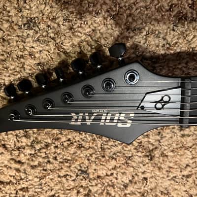 Solar Guitars 2.7C 2019 - Matte Black / Carbon image 4