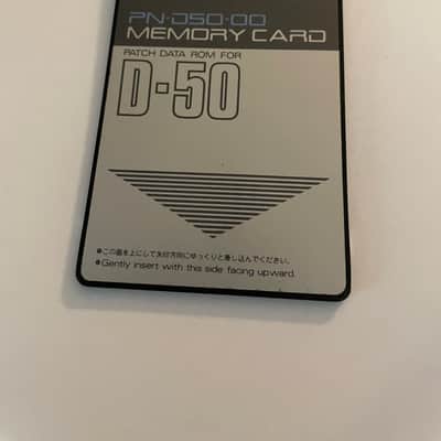 Roland PN-D50-00 Vintage Factory Patch ROM card for Roland D-50 and D-550 (Tested and Fully Functioning)