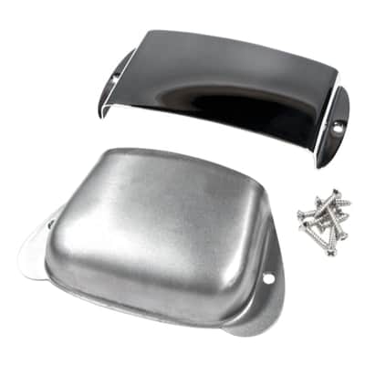 Fender Pure Vintage Precision Bass Ashtray Cover Set, Steel/Chrome image 1