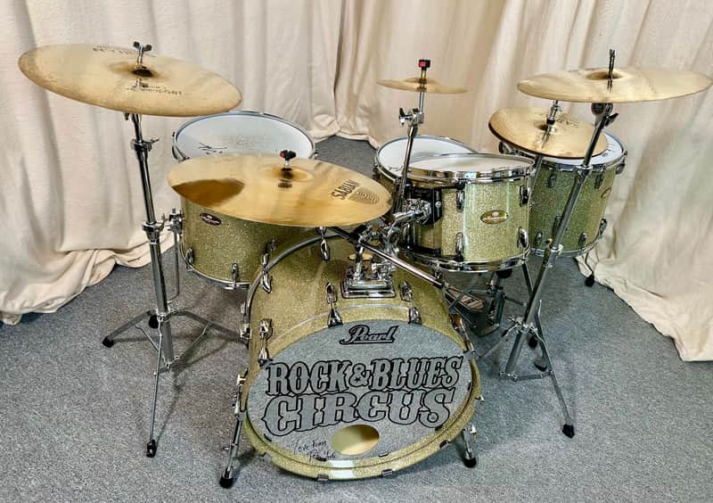 Pete York Pearl Masterworks w. Hardware, Cymbals & Cases Bild 1
