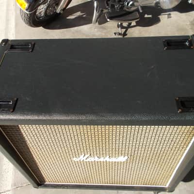 Marshall 1960 B cab 4 x 12 100 watt speaker cabinet Celestion G12M-25 1973 Black image 5