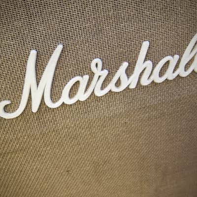 Marshall JCM 800 Lead Series Amp & JCM 800 Lead-1960 Cabinet All Original-Circa-1985-Black Vinyl Brown Grill Cloth image 11