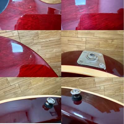 Gibson Les Paul Deluxe Guitar 30th Anniversary 2001 - Wine Red Flame Top w/Mods + OHSC image 22