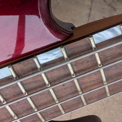 Custom Jazz bass - Red/black burst image 16