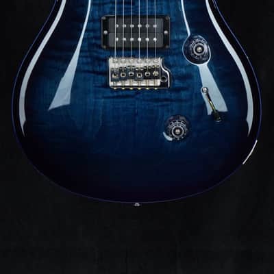 Preowned 2017 PRS Custom 24 - Dark Blue Smokeburst w/ Stained Binding image 1