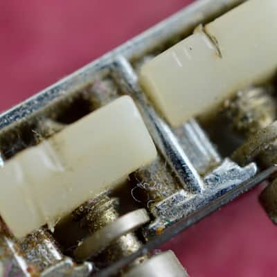 Vintage Gibson 1960's ABR-1 Chrome Bridge Patent Number Nylon Saddles ES-335 SG Standard image 8