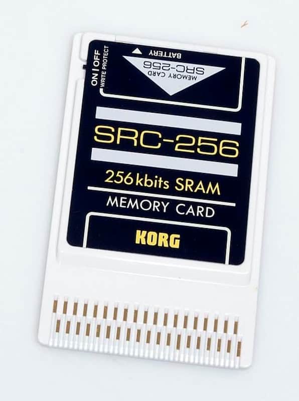 Korg SRC - 256 Ram memory card for O1W, Prophecy, etc 80's | Reverb
