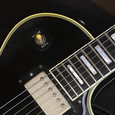 2000 Gibson Custom Shop 68 Authentic Les Paul Custom Electric Guitar Black Ebony w/ Nickel Hardware + OHSC image 3