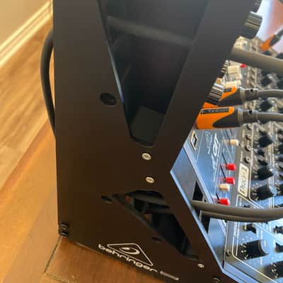 3D Printed Cable Hole Mounting Spacers for Behringer Synth - 70hp to 80hp width image 3