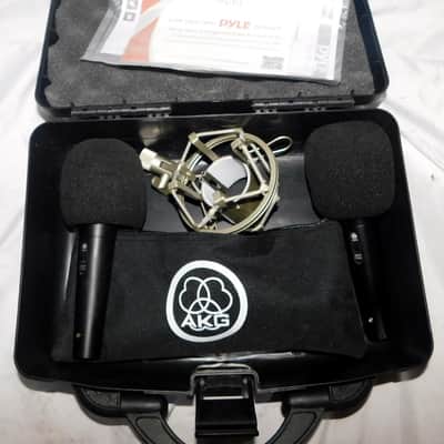 AKG D5 Standard Dynamic Vocal Microphone with 2 pyle mics in case image 2