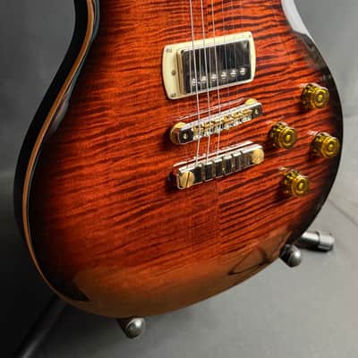 PRS SE McCarty 594 Singlecut Electric Guitar Black Gold Burst w/ Gig Bag image 3