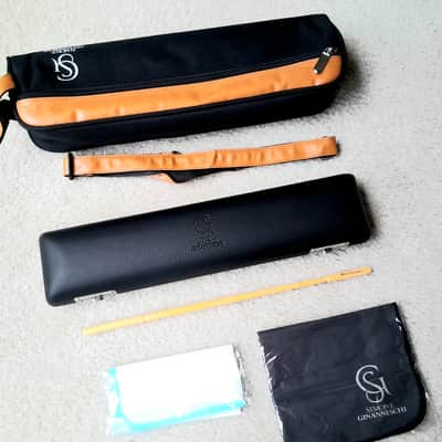 New premium flute from Simone Ginanneschi, flute maker in Italy. Open holes, pointed keys, split E. image 11