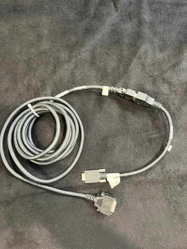Avid / Digidesign 1 ft adapter cable MINI-DIGILINK (FEMALE) TO DIGILINK (MALE) P/N 9180-61373-00 DIGIDESIGN Pro Tools HD HDX cable image 1