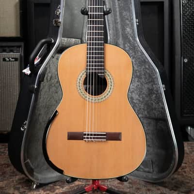 Jose Marques Doubletop Classical Acoustic Guitar - Exotic Ebony, Cedar Top with Hardshell Case image 16