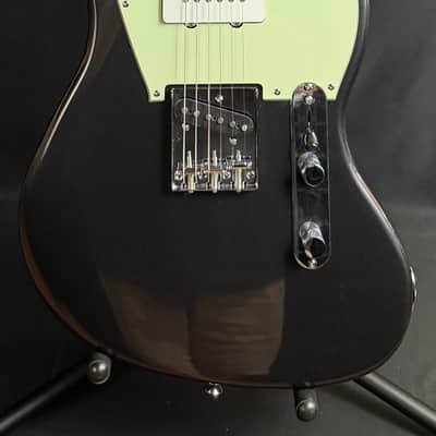Squier FSR Paranormal Offset Telecaster SJ Electric Guitar Charcoal Frost Metallic image 1