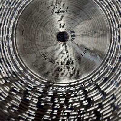 PAISTE 14" TRADITIONAL SIGNATURE MED LIGHT H-HATS 928/1228G - USED image 5