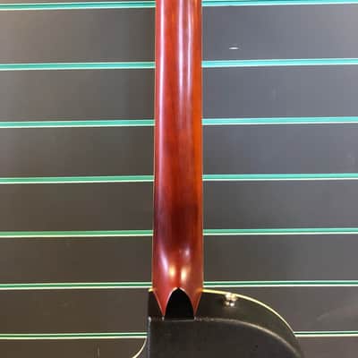 Vintage Synergy Series VR6BK Gloss Black Bowlback Electro Acoustic Guitar image 11