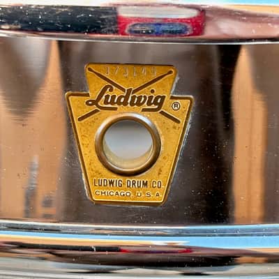 Vintage Ludwig 1966 Supraphonic Snare Drum 5x14 60's Supra-Phonic LM-400 CLEAN! image 2