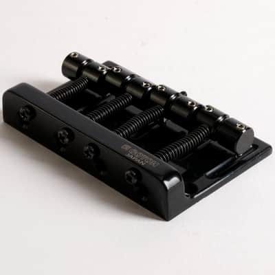Gotoh 201B-4 Bass Bridge 4-String, Black image 2