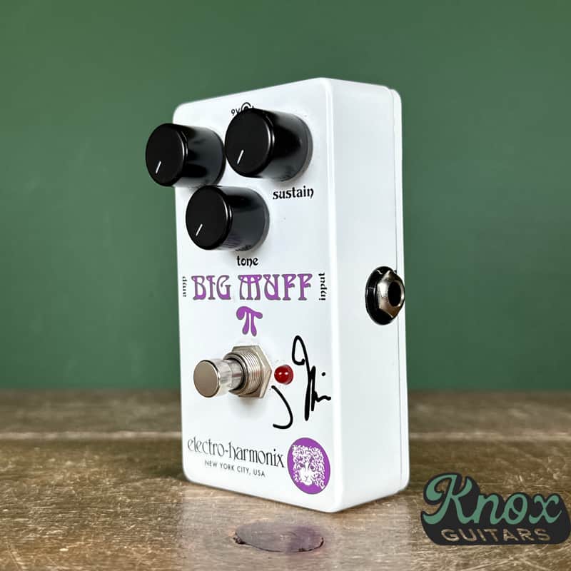 Electro-Harmonix J Mascis Signature Ram’s Head Big Muff Pi 2022 - White / Violet image 1