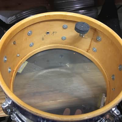 Slingerland 3 Ply 1964 Blue Silver Sparkle Duco image 7