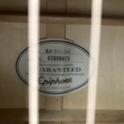 Used Epiphone EJ200 Super Jumbo 90s image 5