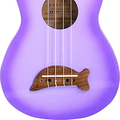 Kala MK-SD-PLBURST Makala Dolphin Soprano Ukulele - Purple Burst image 1